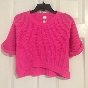 Hot Pink Girls’ Crop Top